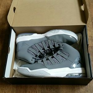 Jordan basketball shoes.